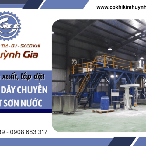 Công ty tư vấn, sản xuất, lắp đặt hệ thống dây chuyền sản xuất sơn nước tại TPHCM