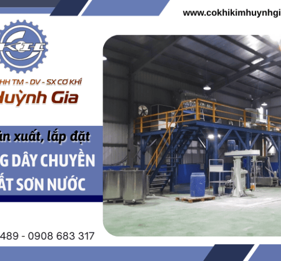 Công ty tư vấn, sản xuất, lắp đặt hệ thống dây chuyền sản xuất sơn nước tại TPHCM 
