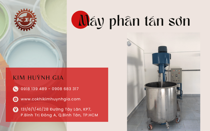 máy phân tán sơn