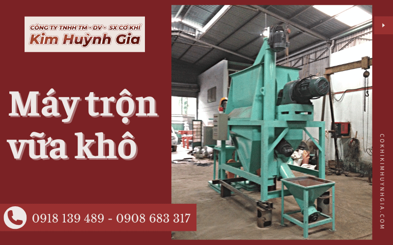 Máy trộn vữa khô