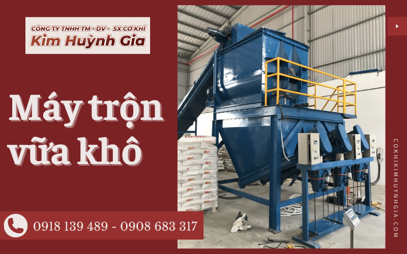 Máy trộn vữa khô