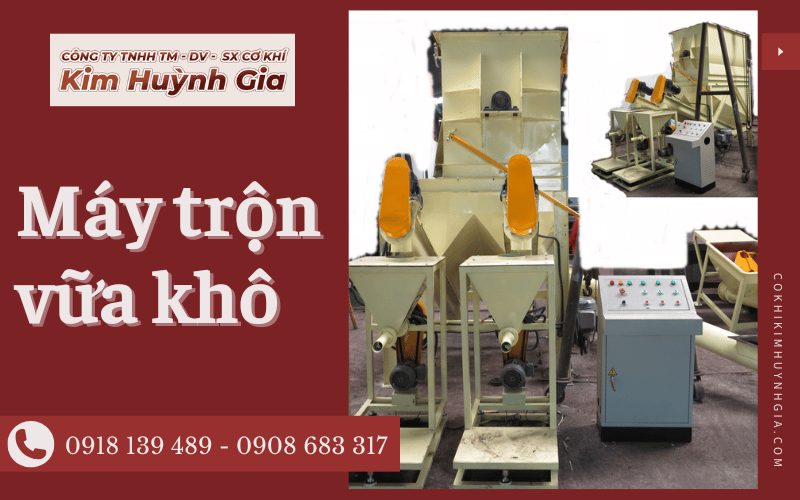 Máy trộn vữa khô