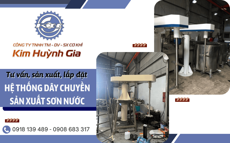 Dây chuyền sản xuất sơn nước