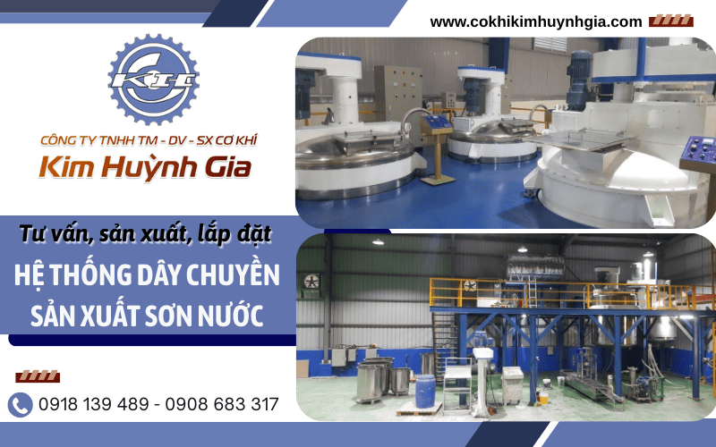 Dây chuyền sản xuất sơn nước
