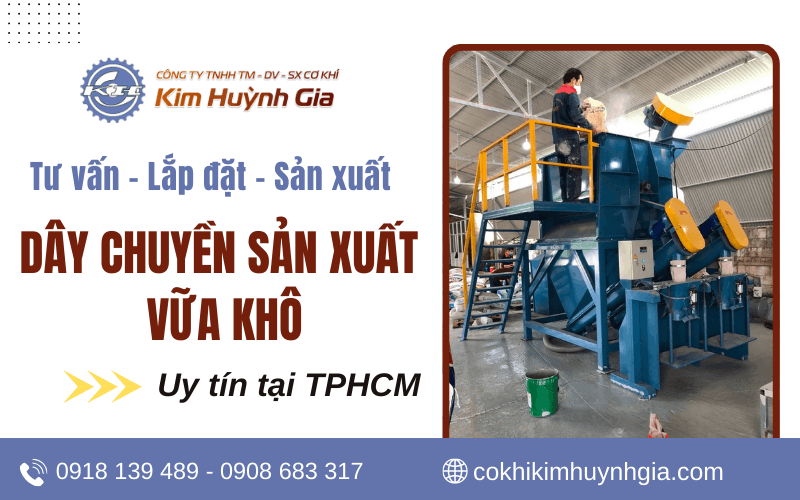 Dây chuyền sản xuất vữa khô