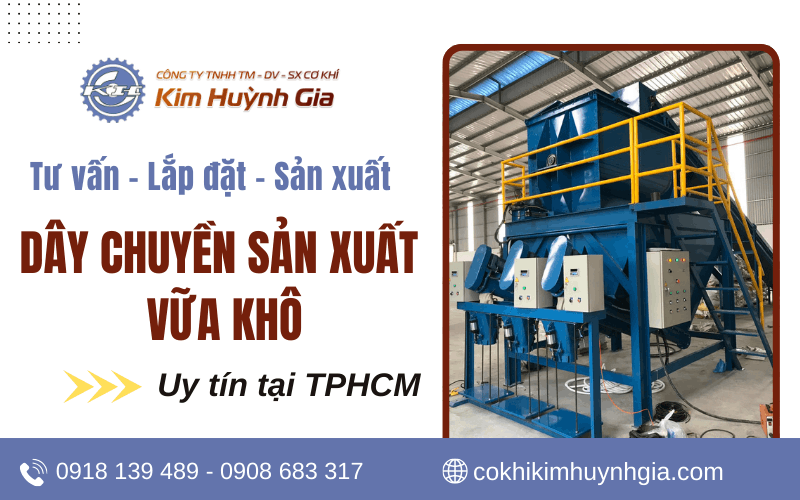 Dây chuyền sản xuất vữa khô